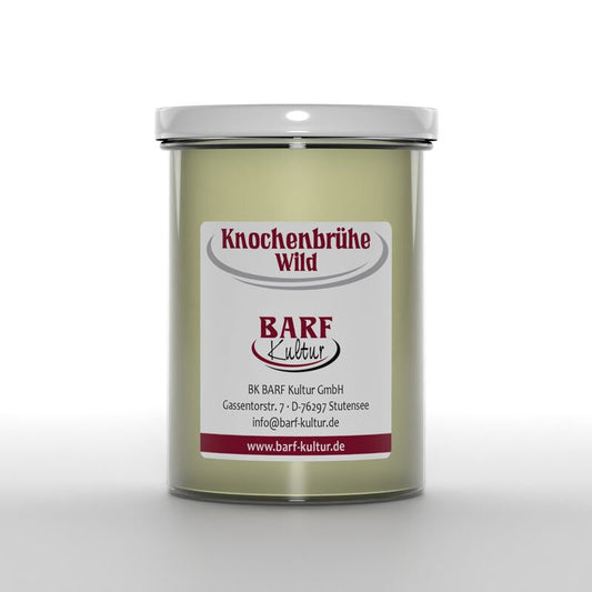 Knochenbrühe vom Wild 385ml Barfkultur