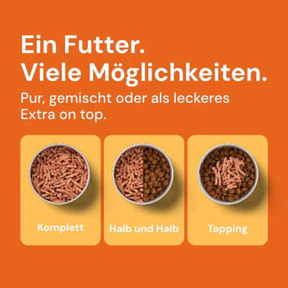 nutriment - Komfort-BARF Menü Huhn, Spinat & Erbsen 1kg