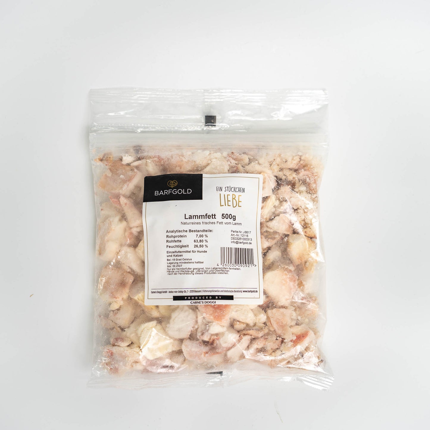 Barfgold - Lammfett 500g