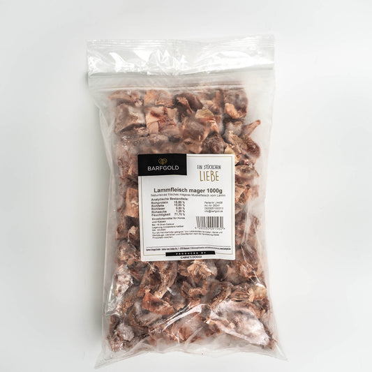 Barfgold - Lammfleisch mager 1kg