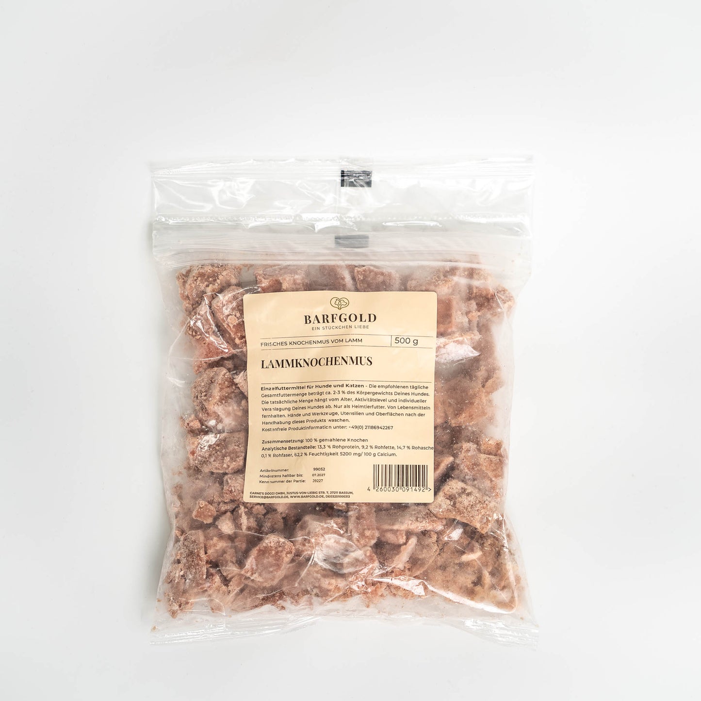 Barfgold - Lammknochenmus 500g