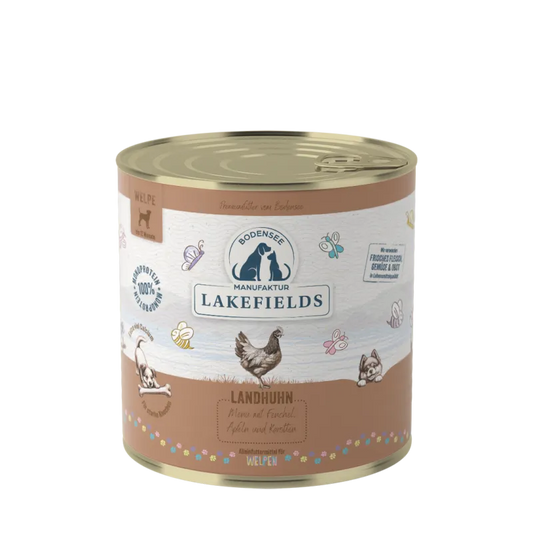 Lakefields | Menü Huhn für Welpen