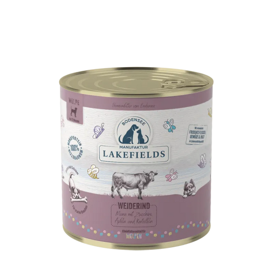 Lakefields | Menü Rind für Welpen