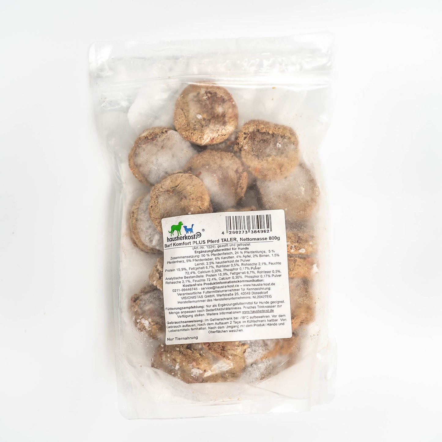 haustierkost - Komfort PLUS Pferd Taler 800g