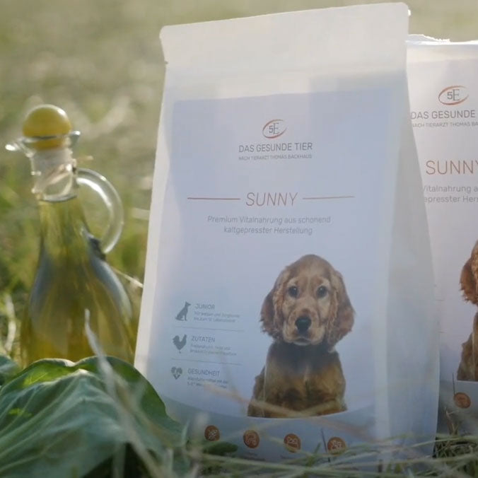 SUNNY - kaltgepresstes Welpenfutter - Das Gesunde Tier - 10 kg 