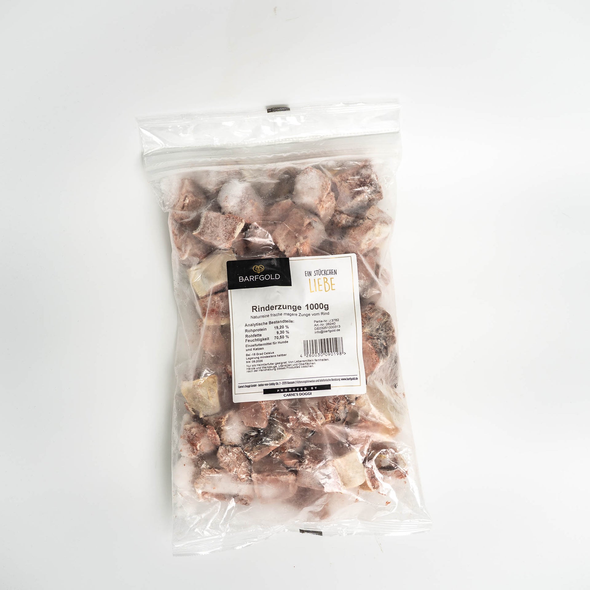Barfgold - Rinderzunge 1kg