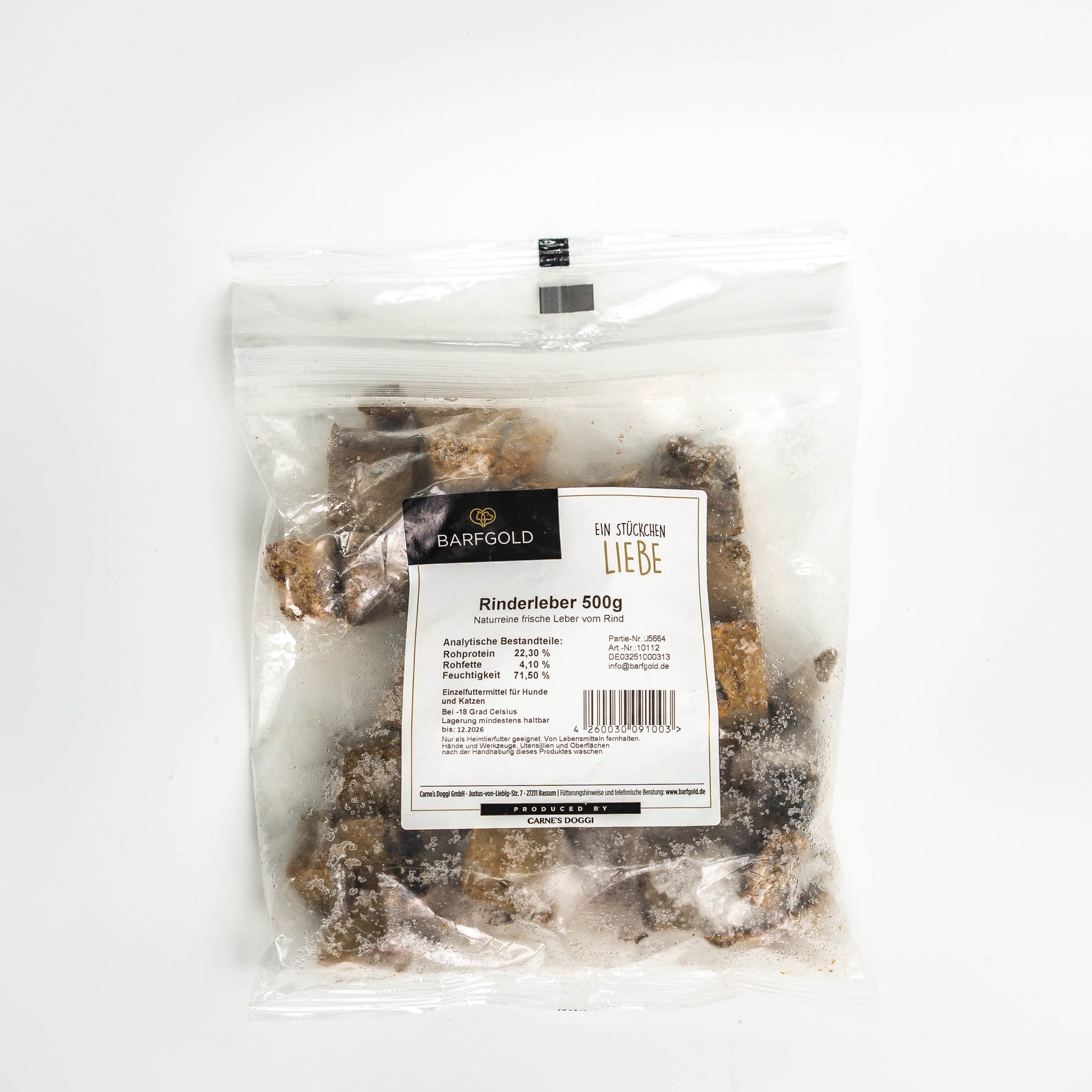 Barfgold - Rinderleber 500g