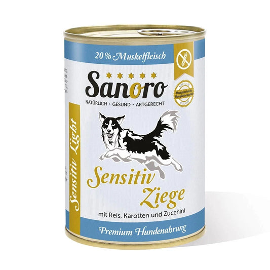 Sanoro Sensitiv Menü Light Ziege mit Reis und Karotte