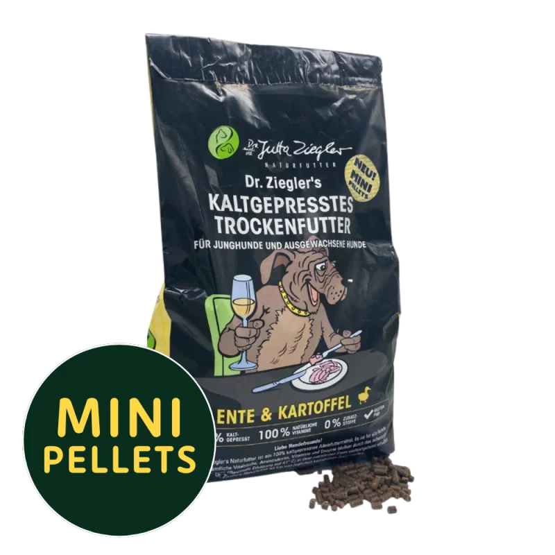 Dr. Ziegler´s Ente & Kartoffel Mini Pellets - 5kg