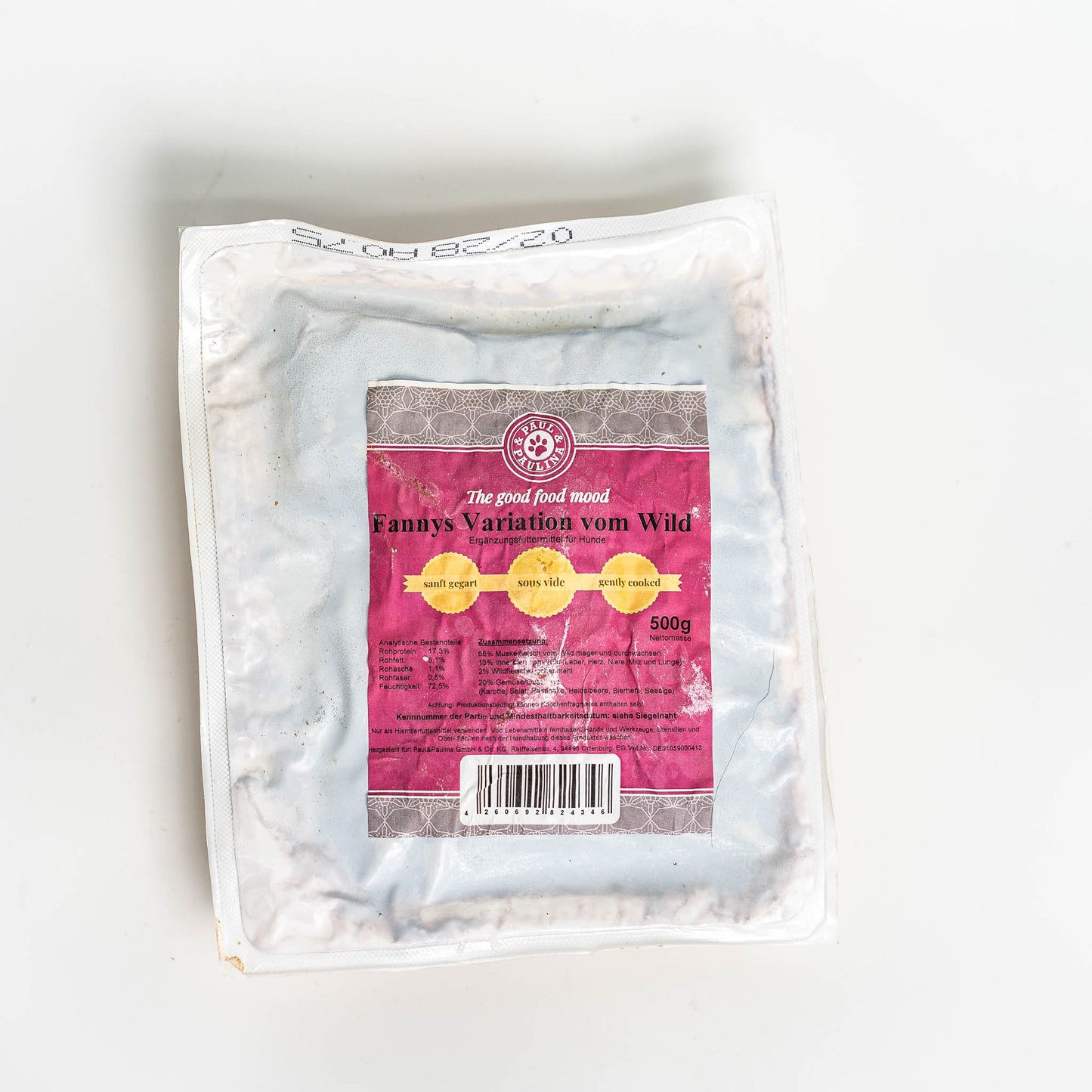 P+P - Fannys Variation vom Wild sous vide 500g