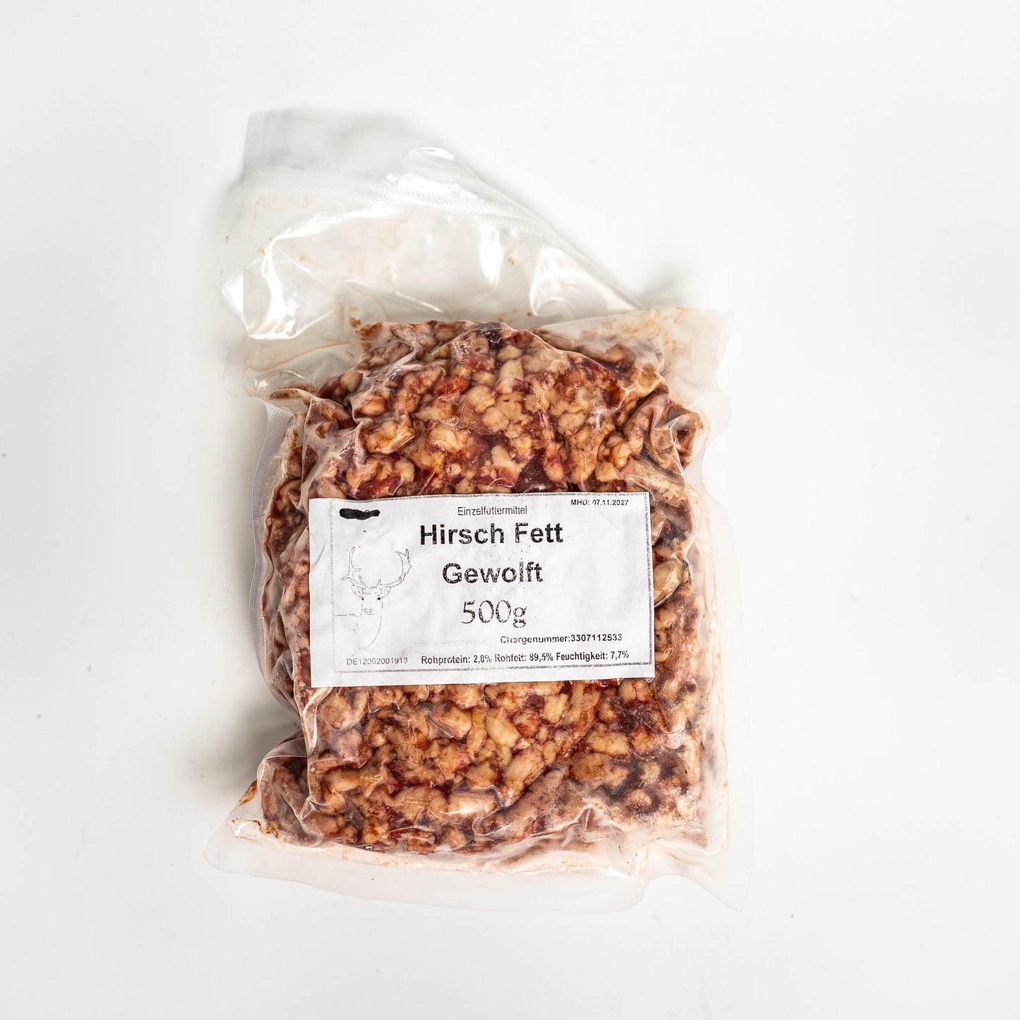 Hirschfett gewolft 500g