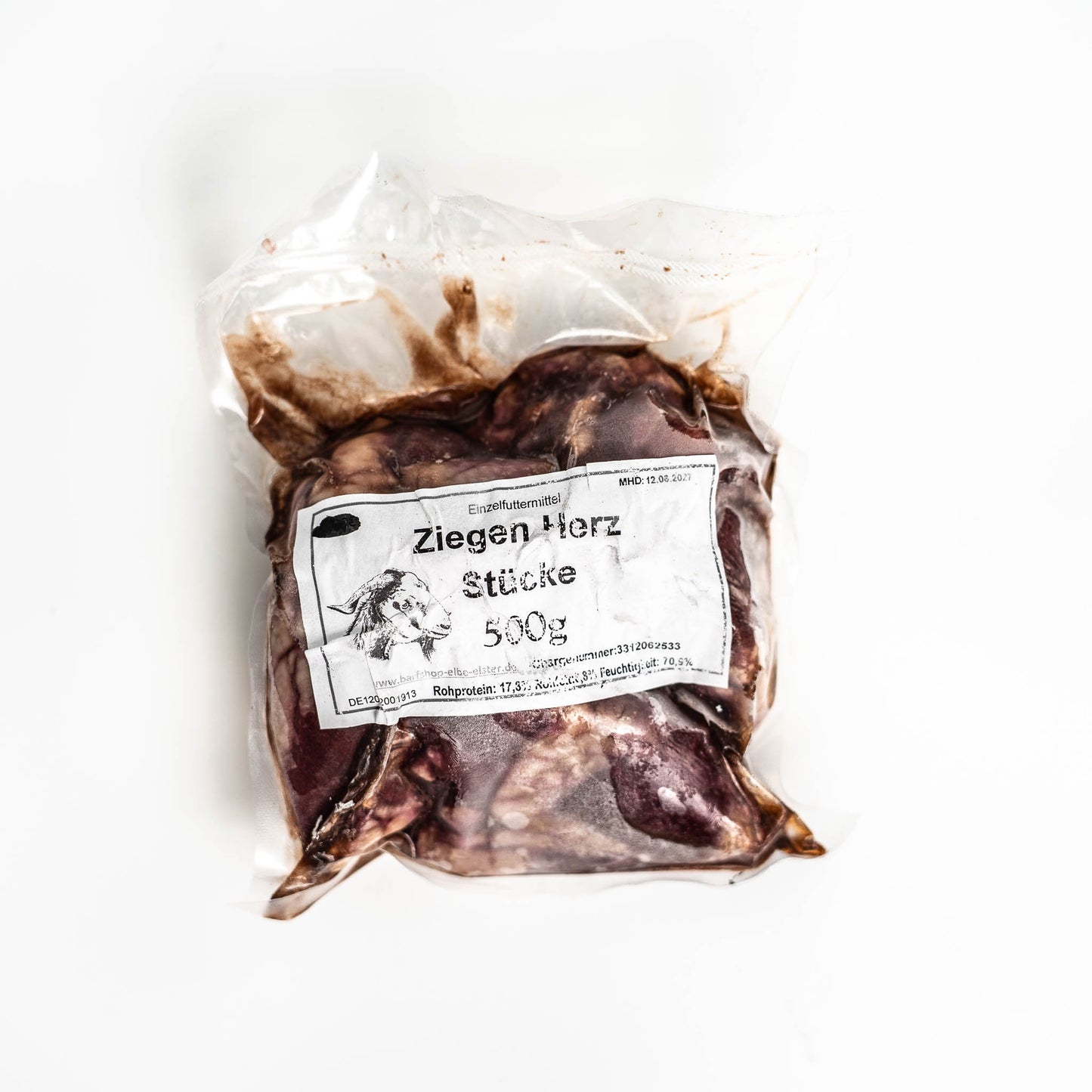 Ziegenherz Stücke 500g