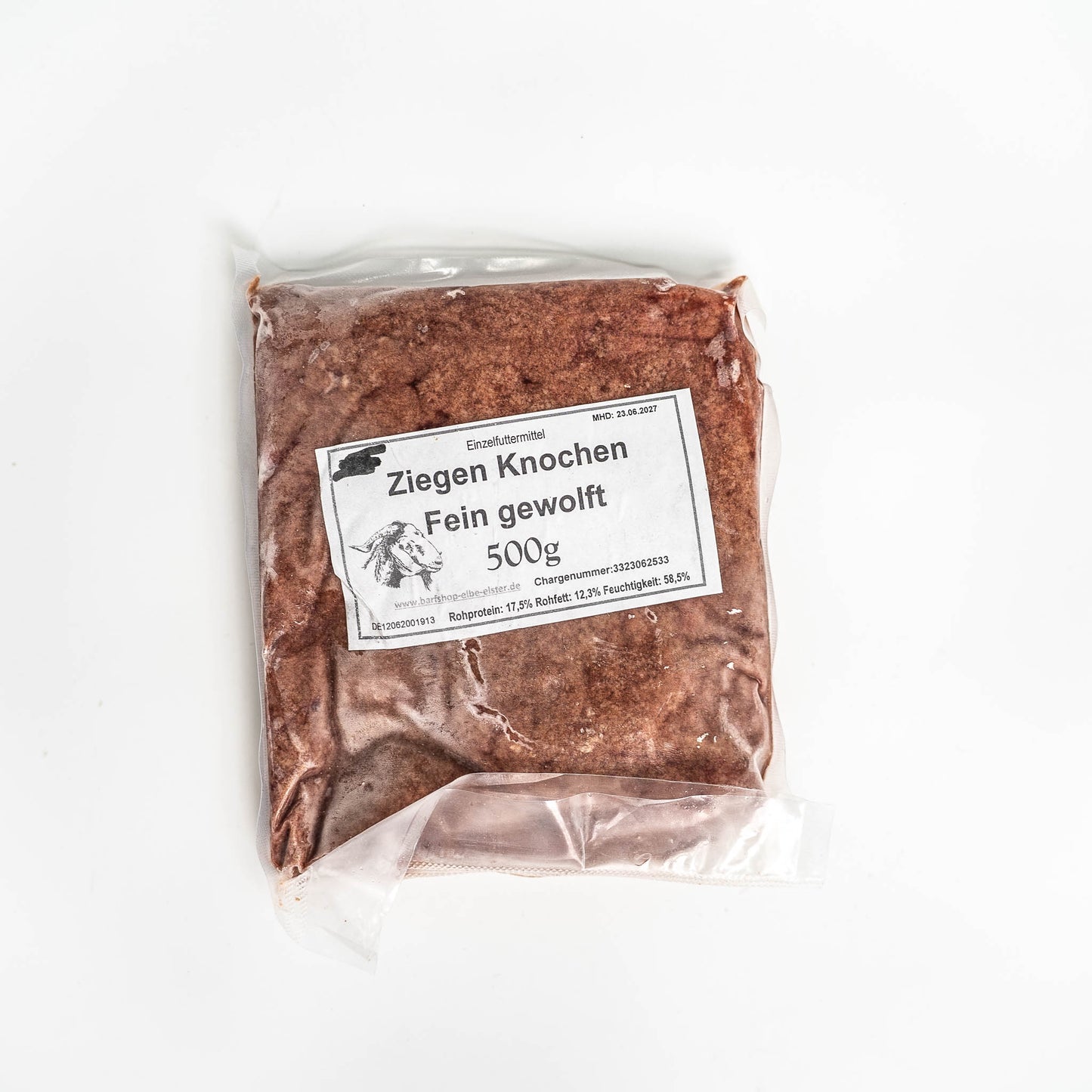 Ziegenknochen fein gewolft 500g