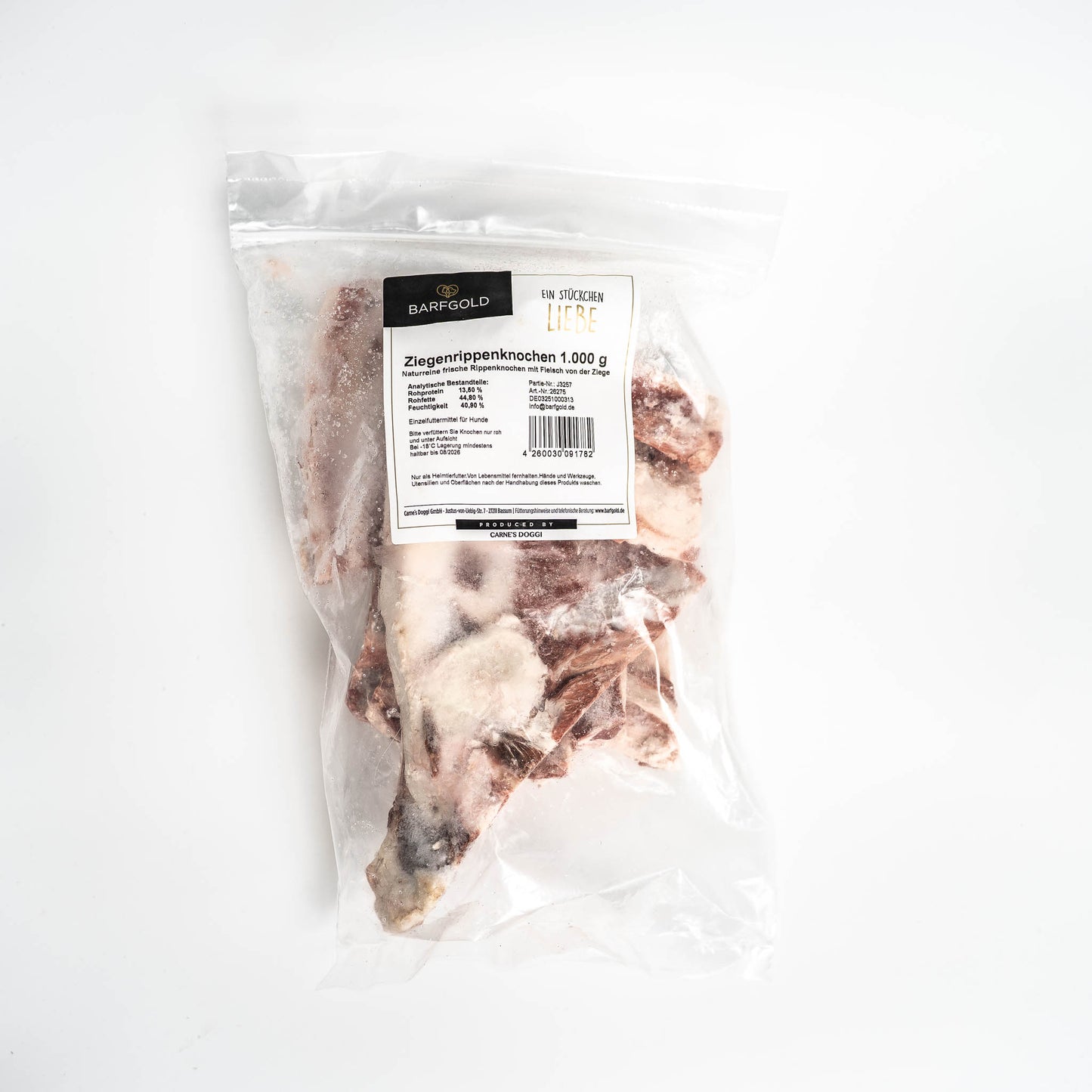 Barfgold - Ziegenrippenknochen 1kg