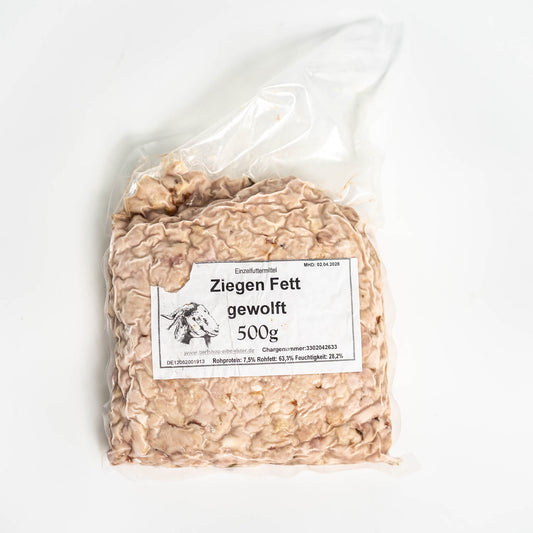 Ziegenfett gewolft 500g