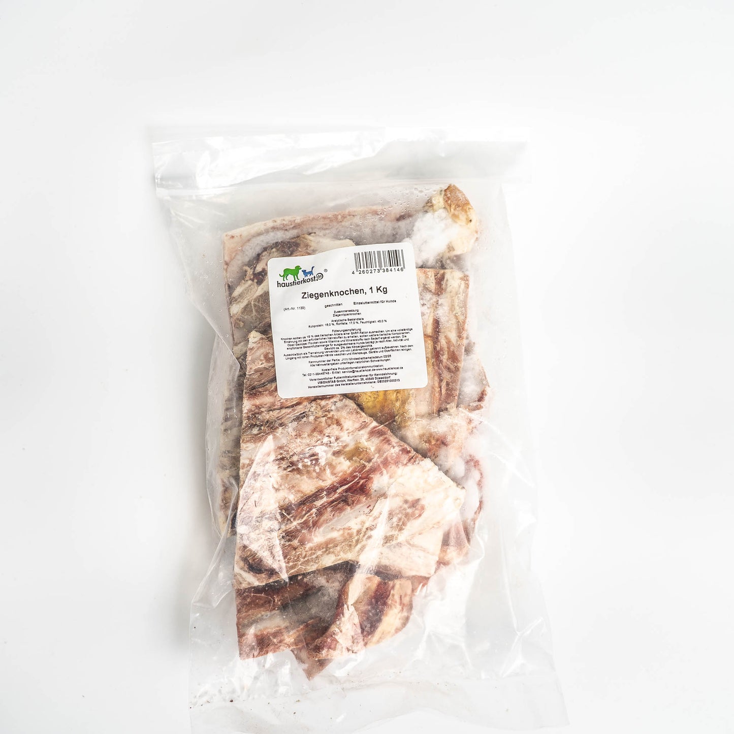 haustierkost - Ziegenknochen 1kg